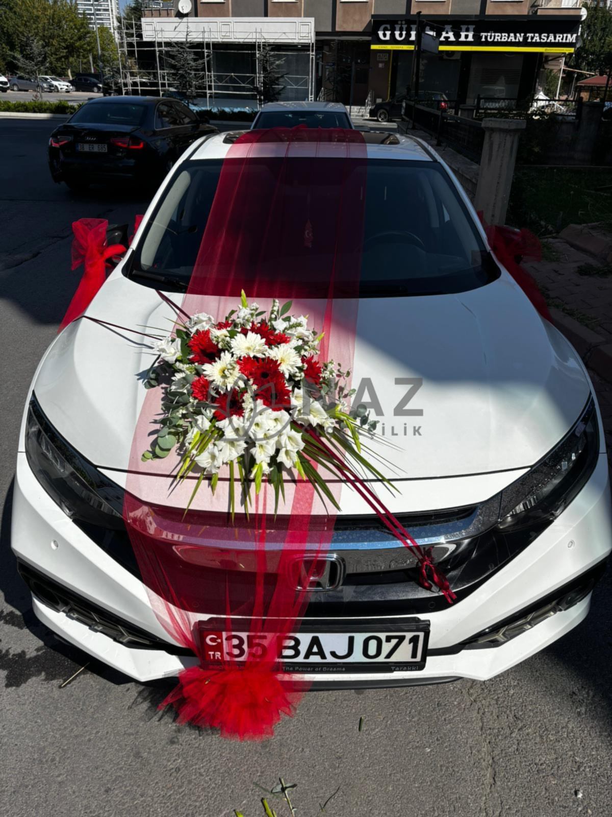 Gelin Arabası Süsleme 220 - Naz Çiçekçilik